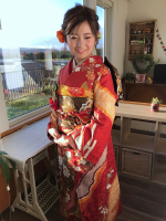 着物に合うフワッとかわいい柔らかギブソンタック☆